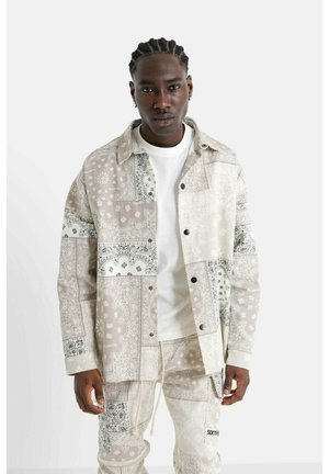 BANDANA PATCHWORK JACKET - Manteau court - beige