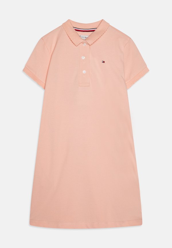 ESSENTIAL POLO DRESS - Day dress - coral ice