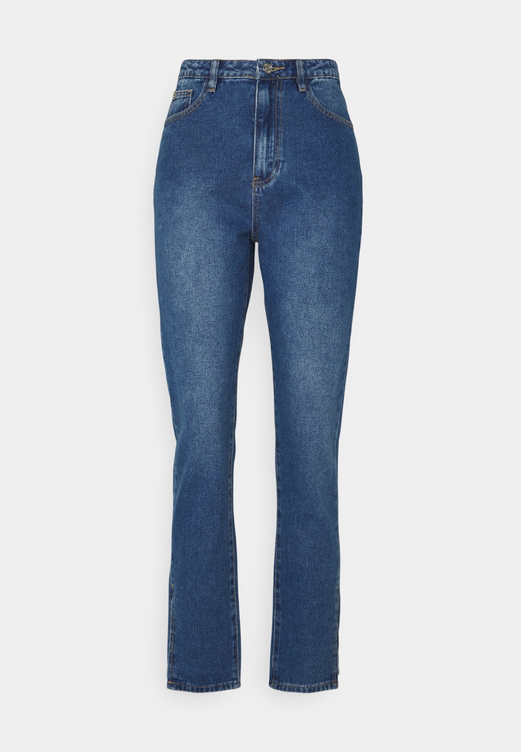 Missguided Petite WRATH HIGHWAISTED SPLIT - Jeans a sigaretta - blue/blu -  Zalando.it
