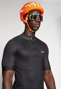 POC ESSENTIAL ROAD LOGO - Maillot de ciclismo - uranium black/hydrogen white