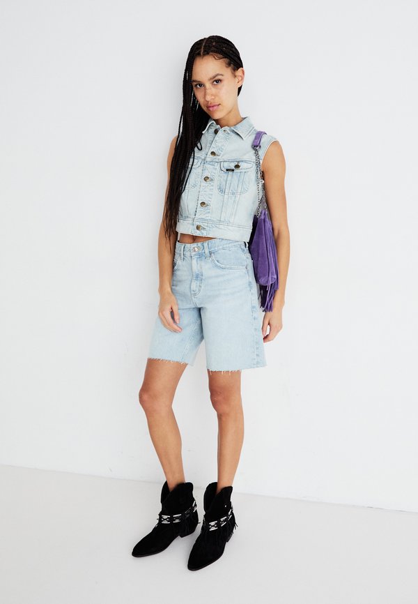 CROPPED RIDER VEST - Waistcoat - hint of rain3