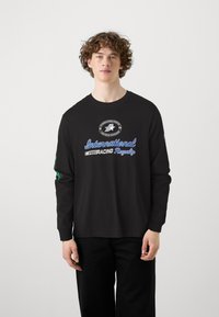 Jack & Jones JORPEDAL TEE CREW NECK UNISEX - Hosszú ujjú felső - black
