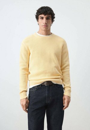 Jersey de punto - light yellow