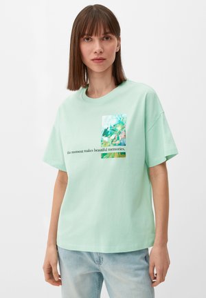 s.Oliver MIT FRONTPRINT - T-shirt print - minze