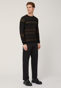 Harmont & Blaine GIROCOLLO CON LOGO - Maglione - marrone chiaro