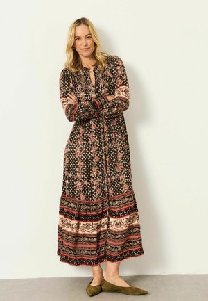 FatFace, PETITE FIT - MAXI DRESS - Maxikjoler - black linear sketch floral