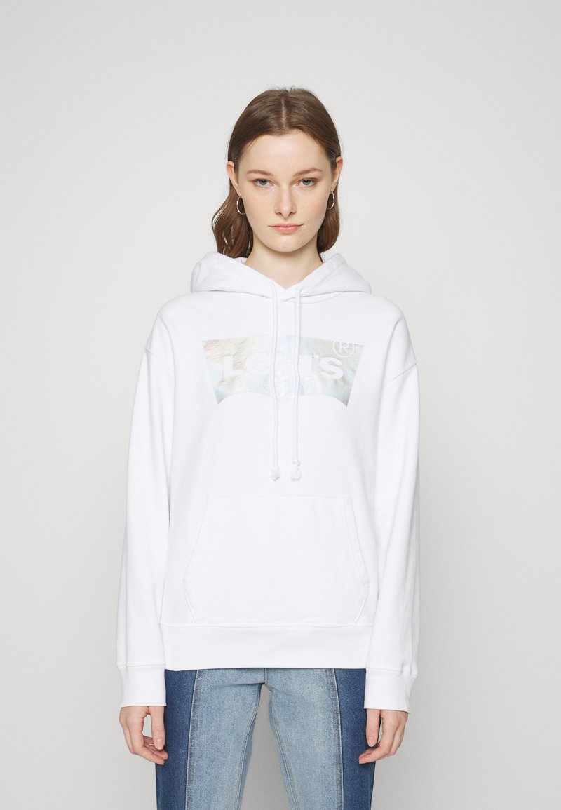 Levi's® - GRAPHIC STANDARD HOODIE - Luvtröja - rainbow/white, Förstora