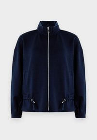 STAND UP COLLAR - Sweat zippé - sky captain blue