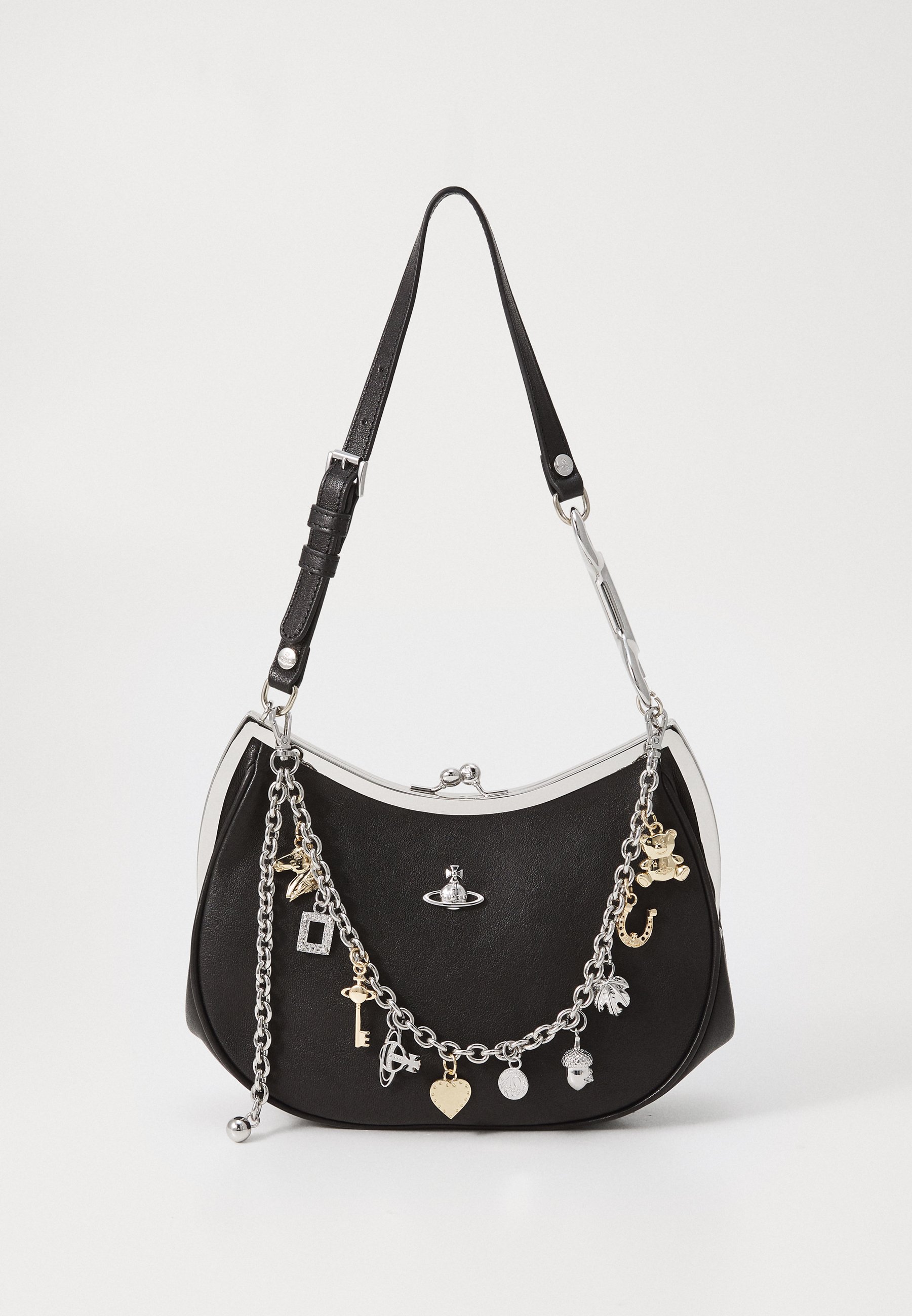Vivienne Westwood CHARM FRAME PURSE - Handbag - black - Zalando.co.uk