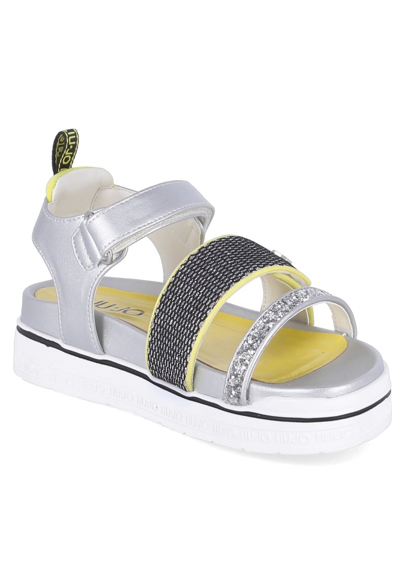 Kinder Riemchensandalen | LIU JO Riemensandalette silber/silberfarben - TQ36275 Kinder Riemchensandalen | LIU JO Riemensandalette silber/silberfarben - TQ36275
