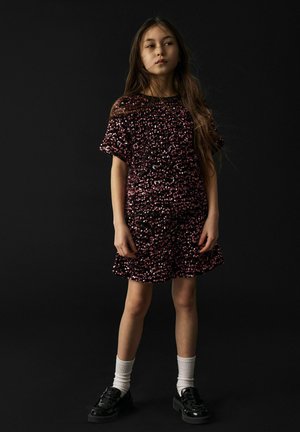 Name it, SHORT SLEEVED TOP SEQUIN - Blouse - catawba grape
