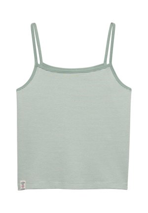 Superdry & Co, SUPERDRY ATHLETIC ESSENTIALS STRIPE CAMI.. - Top - light jade green stripe