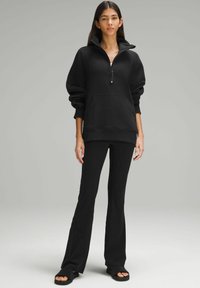 lululemon SCUBA OVERSIZED FUNNEL NECK HALF-ZIP - Sweatshirt - black
