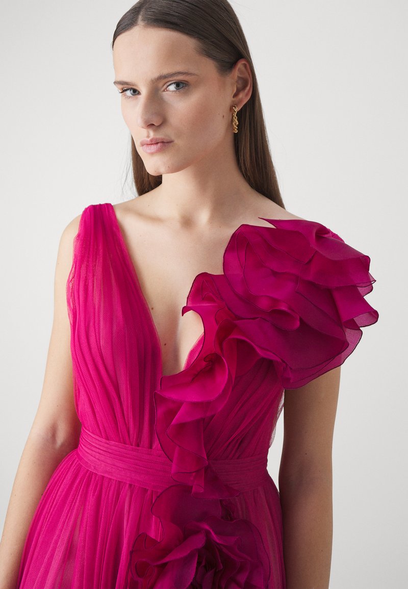 Marchesa DEEP V NECK ILLUSION GOWN - Occasion wear - fuchsia/pink - Zalando.ie Marchesa DEEP V NECK ILLUSION GOWN - Occasion wear - fuchsia/pink - Zalando.ie