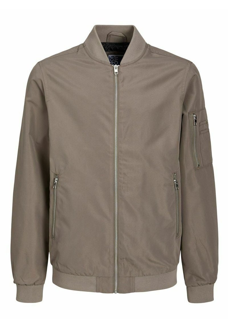 JACK&JONES JUNIOR Jungen Bomberjacke Mit Abnehmbarem Pelzkragen - Nachhaltig & Stylisch