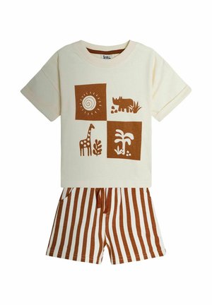 REGULAR FIT - SET - Shorts - tan brown safari