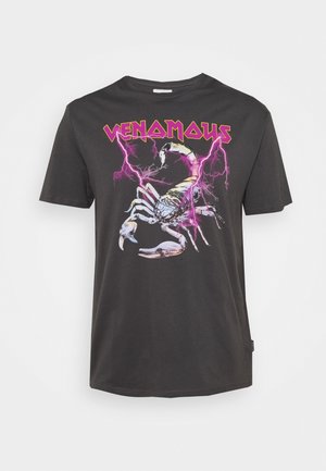 Print T-shirt - dark grey