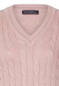 Felix Hardy CABLE V-NECK - Maglione - light pink