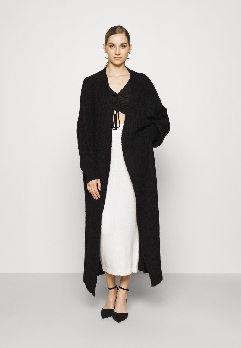 Missguided Tall MAXI BALLOON SLEEVE Cardigan black Zalando.de