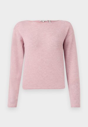 TOM TAILOR DENIM SOFT BOAT NECK - Jumper - antique rose