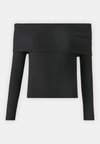 ONLEMMY OFF SHOULDER - Μπλούζα με μακριά μανίκια - black