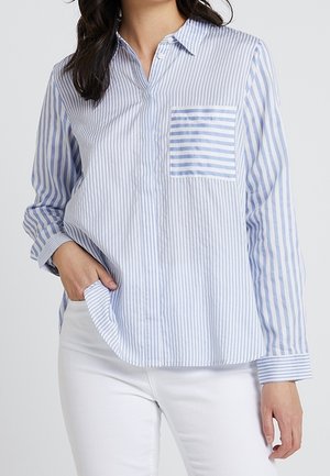 Button-down blouse - blue