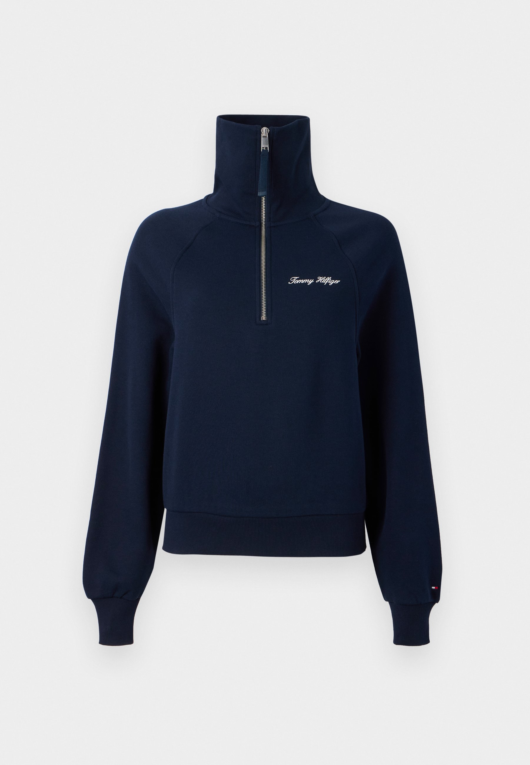 Tommy Hilfiger CLASSIC SCRIPT HALF-ZIP - Sweatshirt - dark night