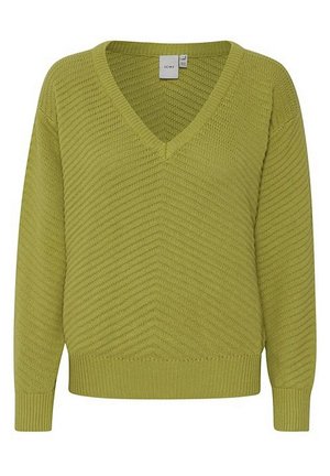 Strickpullover - light green