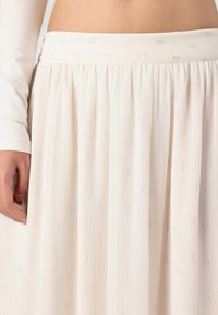 ONLY ONLIVY MAXI SKIRT - Gonna lunga - whitecap gray/silver foil
