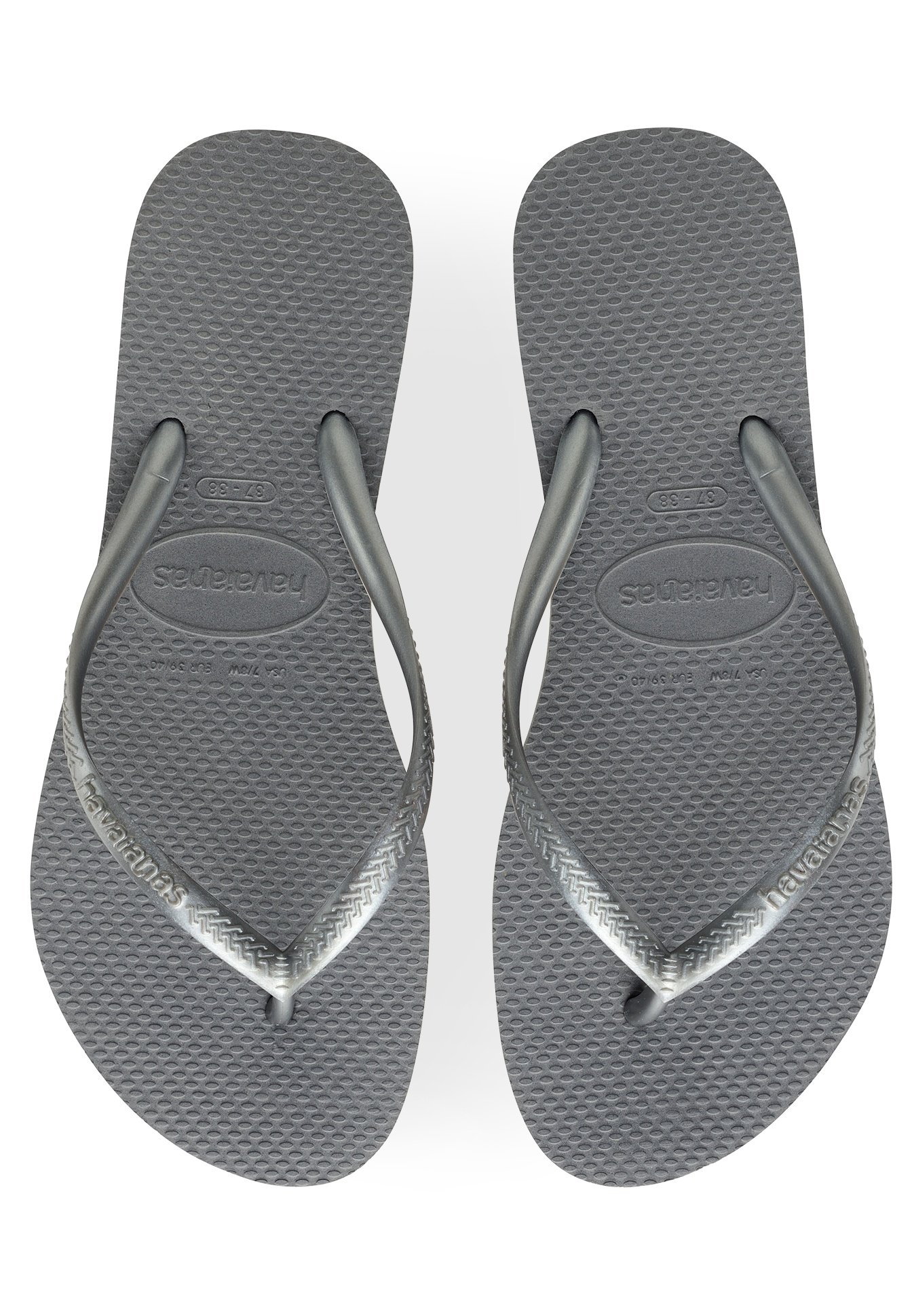 Havaianas SLIM - Chanclas de dedo - grey/silver/gris - Zalando.es