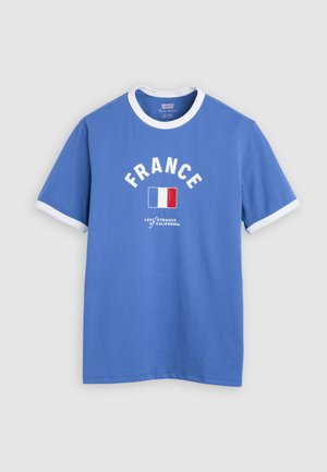Levi's®, FOOTBALL RINGER - Majica kratkih rukava s printom - blue/white/red