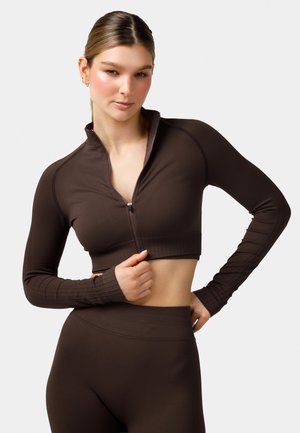 Tréningová bunda - brown