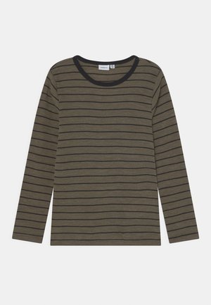 NKMWANG PLAIN - Long sleeved top - tarmac