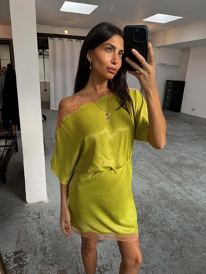 OLIVE MINI DRESS - Cocktailkjole - olive