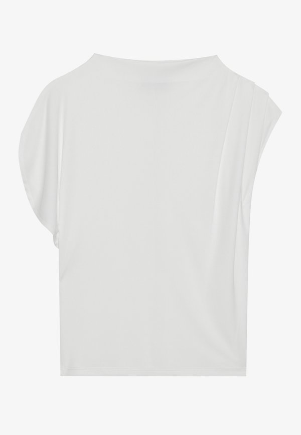 ASYMMETRIC TOP - Basic T-shirt - blanc le blanc2