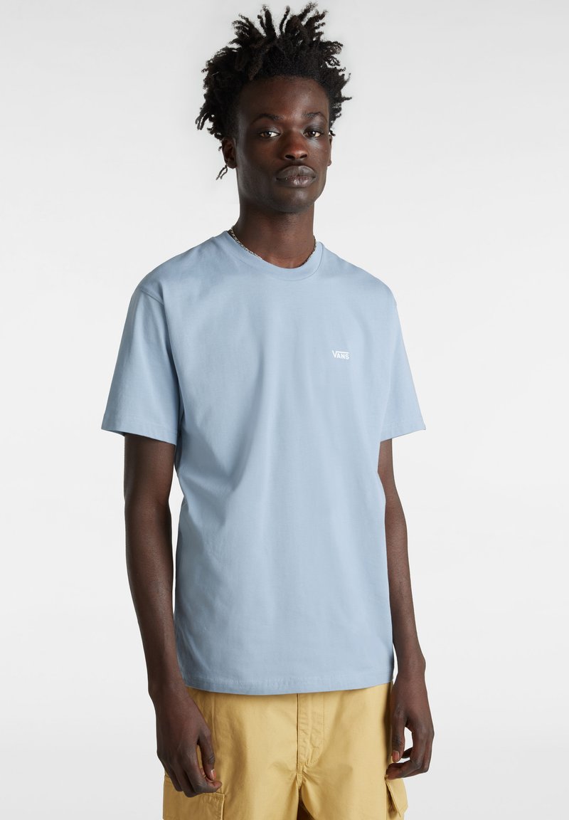 Vans LEFT CHEST LOGO TEE - Jednoduché tričko - dusty blue