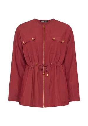 Yours Clothing, WOMEN'S SHACKETS - Giacca leggera - red