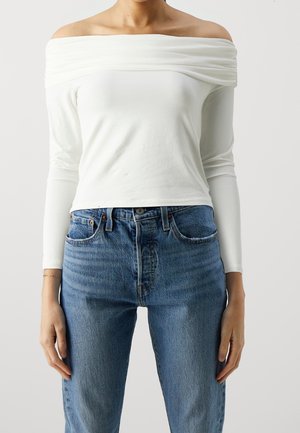 Långärmad tröja - off-white