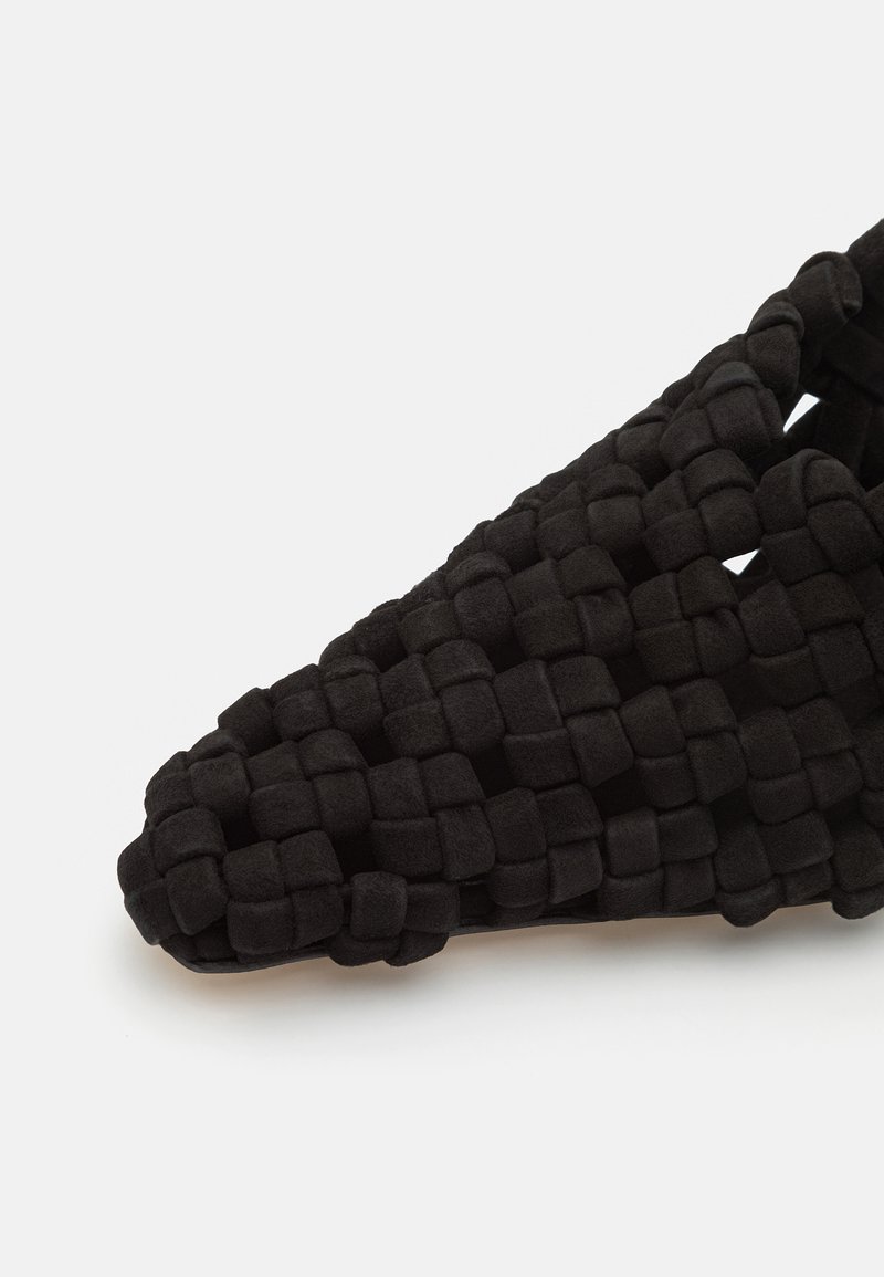 A.W.A.K.E. MODE REGINA WEAVED MULE - Heeled mules - black