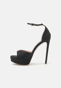 NOONA - Sandále na platforme - black
