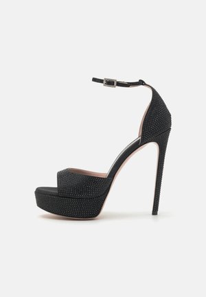 GEDEBE NOONA - Sandalias con plataforma - black