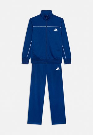 JUNIOR COLOURPOP TRACKSUIT UNISEX SET - Træningssæt - dark blue/white