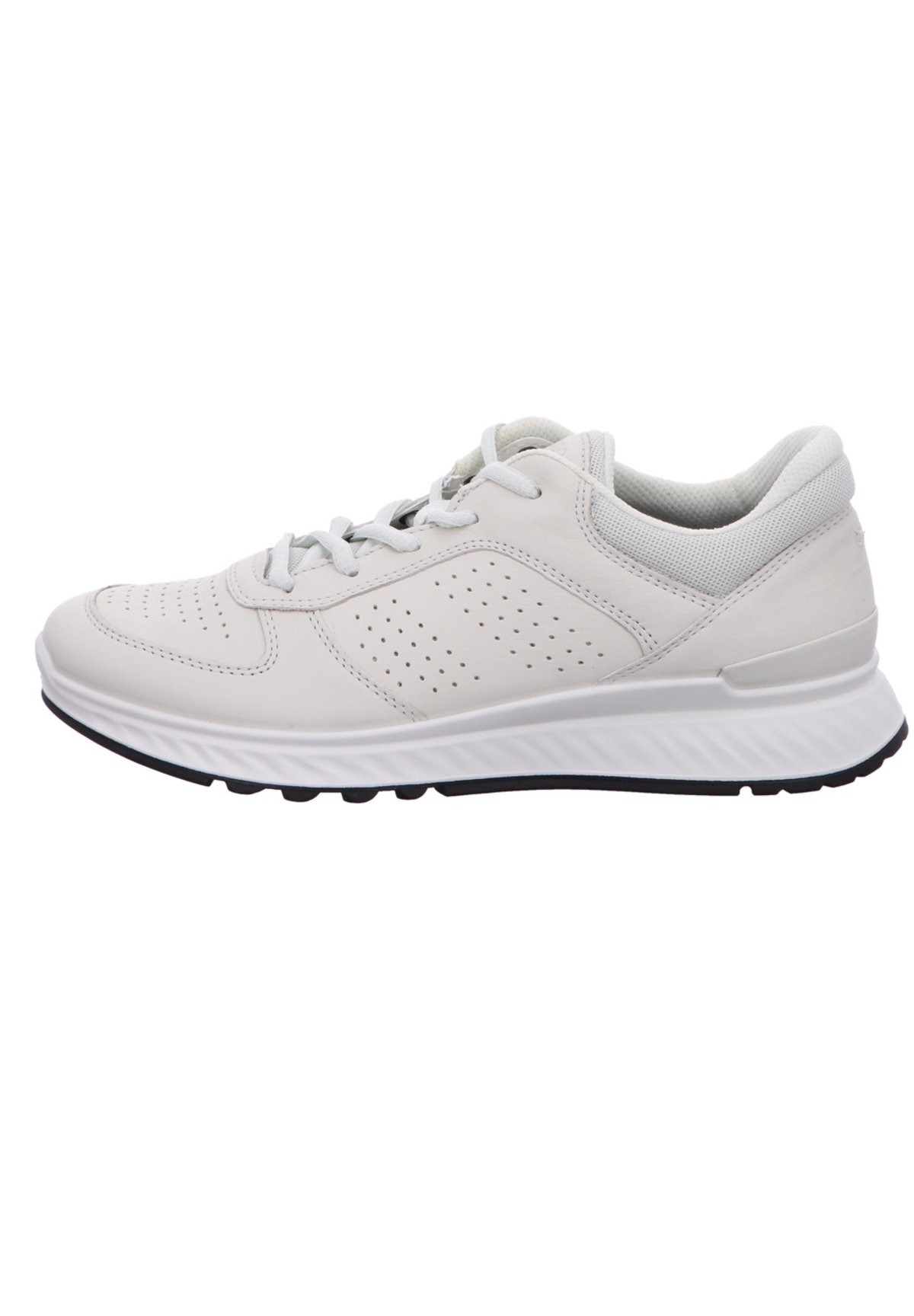 ecco white leather trainers