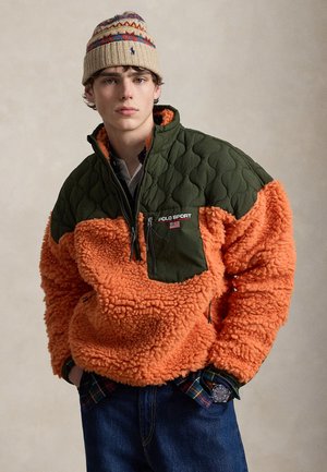 Polo Ralph Lauren, RELAXED FIT POLO SPORT PULLOVER UNISEX - Поларен пуловер - solar sky multi