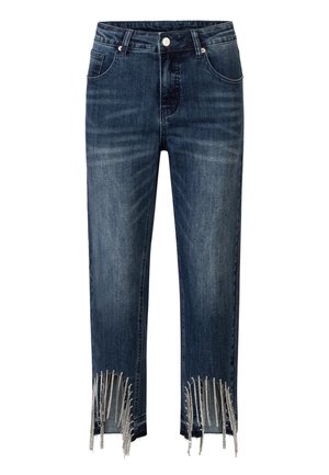 Apart MIT KRISTALLSTEINEN - Jeans Slim Fit - mittelblau