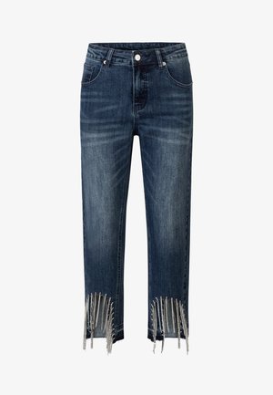 Apart MIT KRISTALLSTEINEN - Jeans Slim Fit - mittelblau