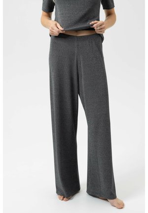 MEY HOSE LANG SERIE SPARKLING RIB - Pyjamabroek - thunder grey