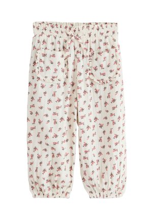 Next, REGULAR FIT - PULL ON TROUSERS  . - Pantaloni - cream pink floral ditsy
