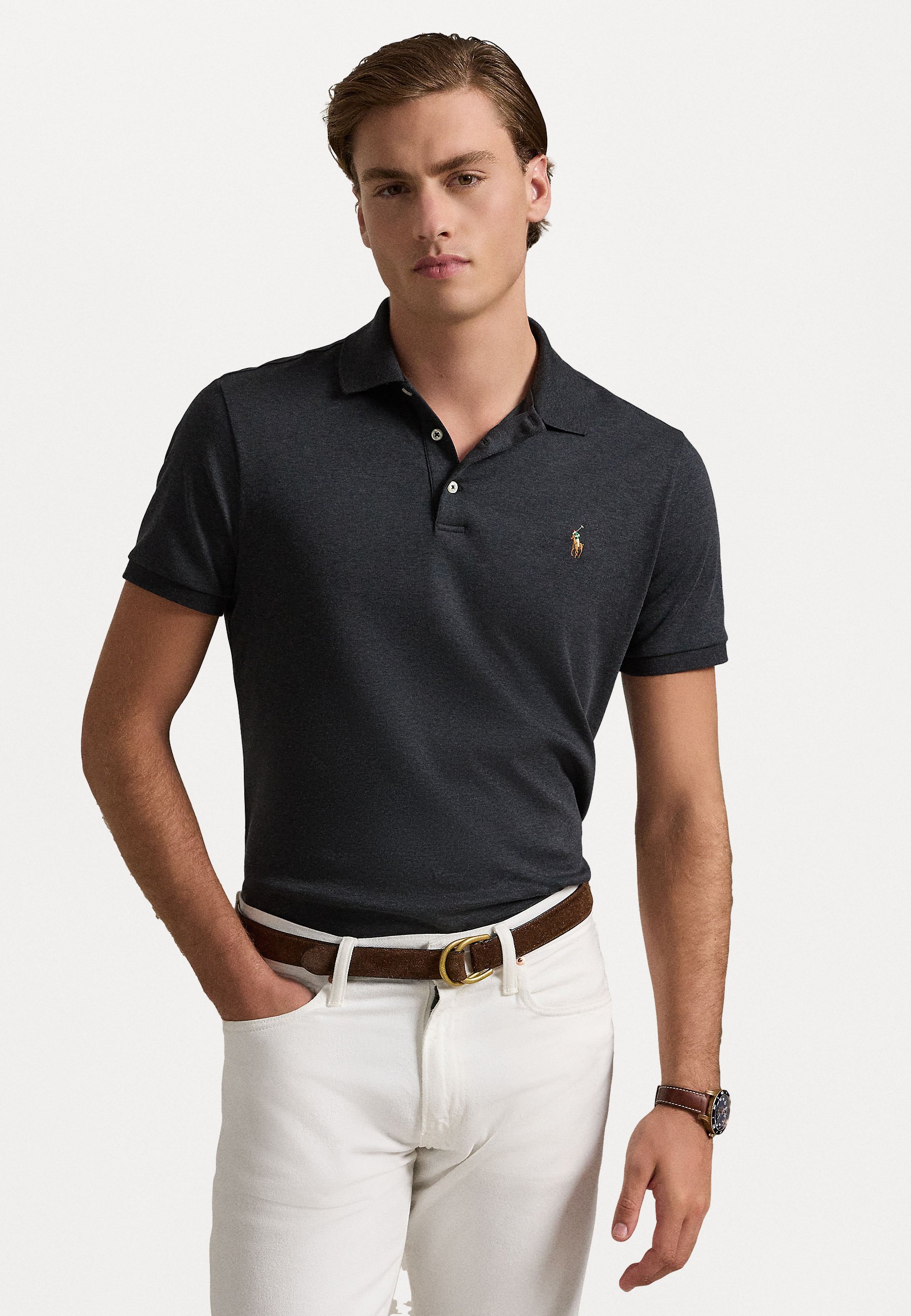 Polo Ralph Lauren CUSTOM SLIM FIT SOFT COTTON POLO SHIRT