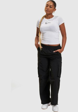 SMALL SIGNATURE PACK ESSENTIAL TIGHT - Nyomott mintás póló - white
